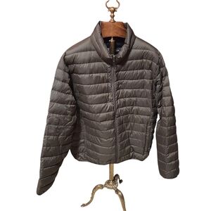 Royal Falcon Mens Down Packable Brown Puffer Jacket Size 2XL